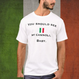 Bandeira Italiana Você Deveria Ver Minha T-shirt 