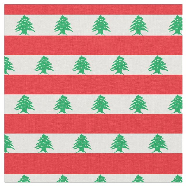 Bandeira libanesa e Tecido de tendências libanês/m (Detalhe)