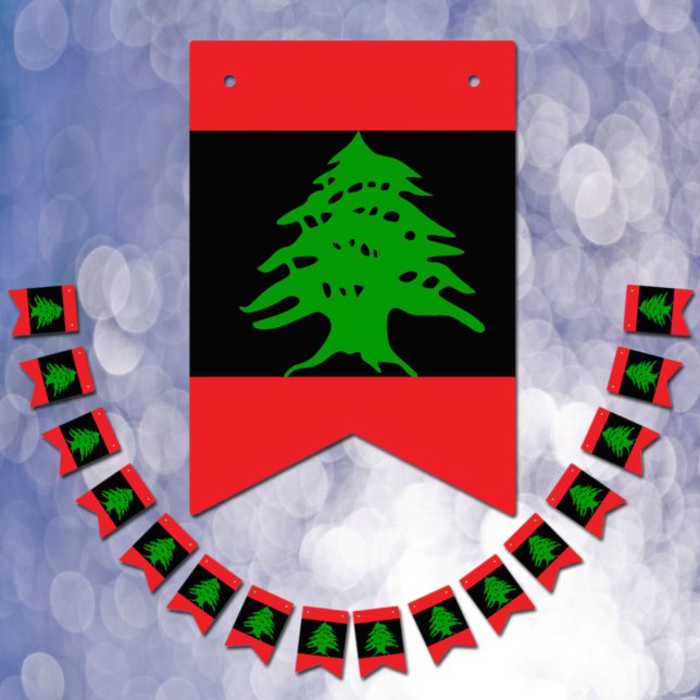 Bandeira Libanesa Invertida de Negro, Bandeira do  (Criador carregado)