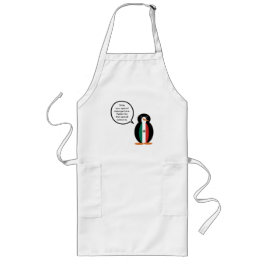 Bandeira Mexicana Sra. Pinguim avental longo falan