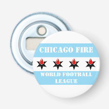 Bandeira Moderna Vintage do Chicago Fire
