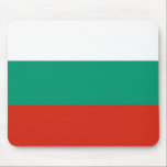 Bandeira Mousepad da Bulgária<br><div class="desc">Mousepad com a bandeira da Bulgária.</div>