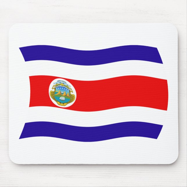Bandeira Mousepad da Costa Rica (Frente)
