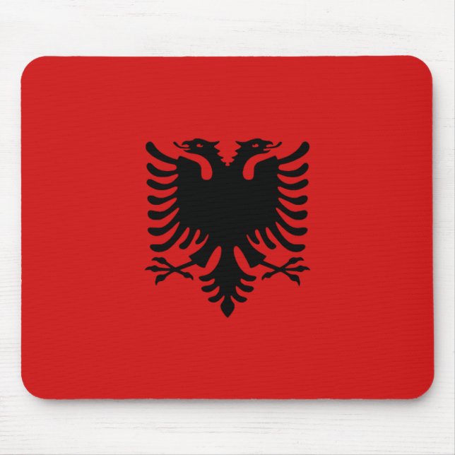 Bandeira Mousepad de Albânia (Frente)