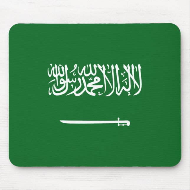 Bandeira Mousepad de Arábia Saudita (Frente)