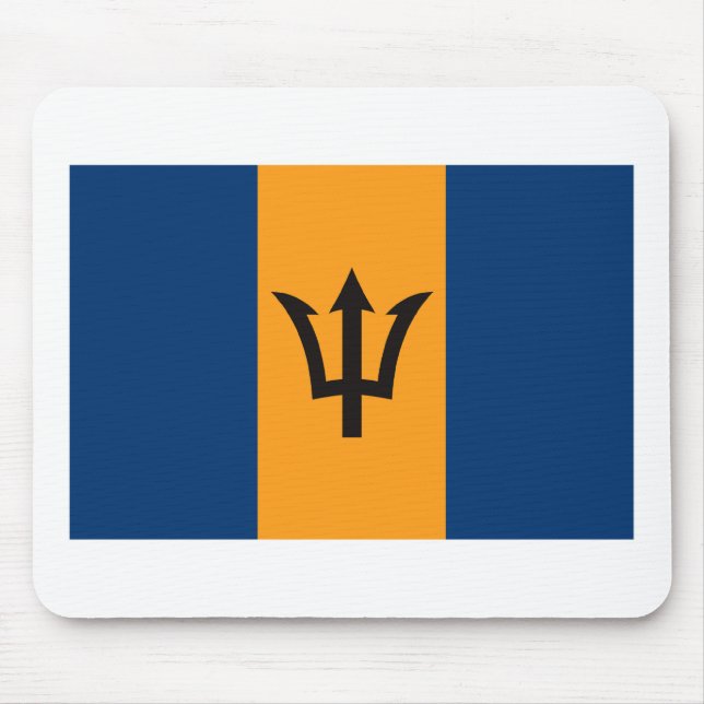 Bandeira Mousepad de Barbados (Frente)