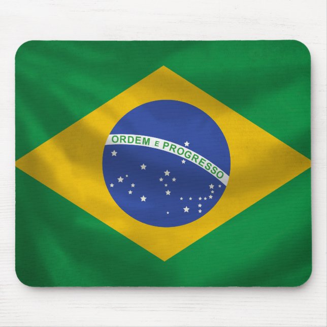 Bandeira Mousepad de Brasil (Frente)