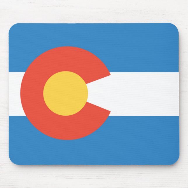 Bandeira Mousepad de Colorado (Frente)