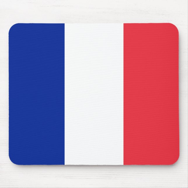 Bandeira Mousepad de France (Frente)