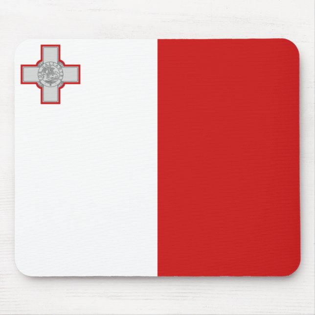 Bandeira Mousepad de Malta (Frente)