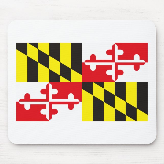 Bandeira Mousepad de Maryland (Frente)