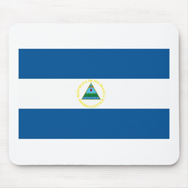 Bandeira Mousepad de Nicarágua (Frente)