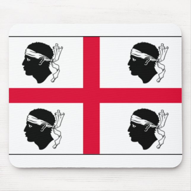 Bandeira Mousepad de Sardinia (Frente)