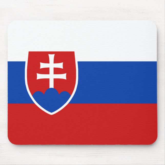 Bandeira Mousepad de Slovakia (Frente)