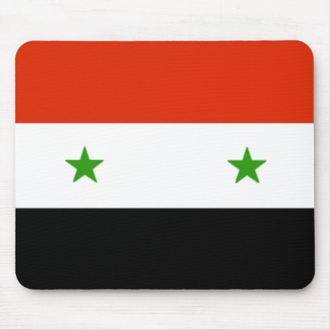 Bandeira Mousepad de Syria (Frente)