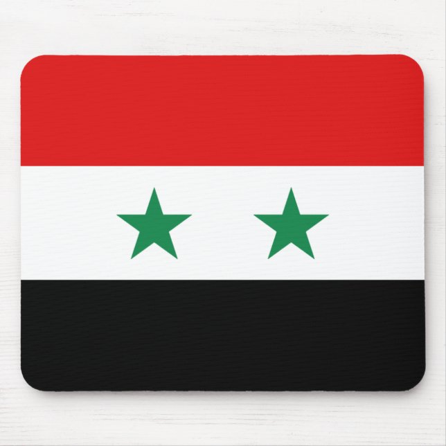 Bandeira Mousepad de Syria (Frente)