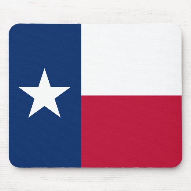 Bandeira Mousepad de Texas (Frente)