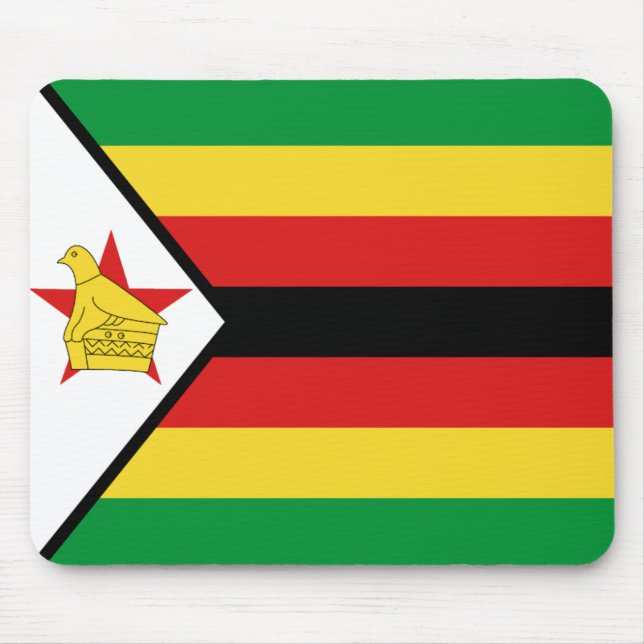Bandeira Mousepad de Zimbabwe (Frente)
