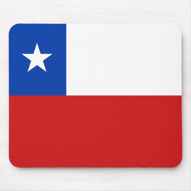 Bandeira Mousepad do Chile (Frente)