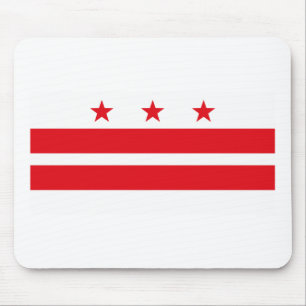 Bandeira Mousepad do distrito de Columbia
