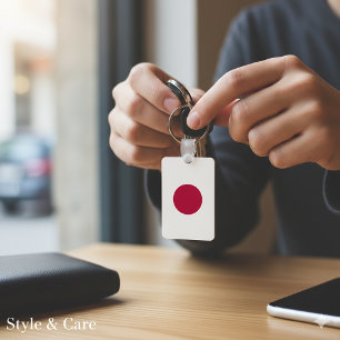 Bandeira Nacional do Japão Porta-Chaves Patriótico