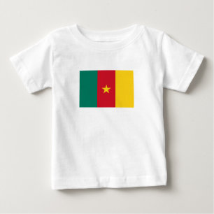 Bandeira Patriótica Camarões Baby T-Shirt
