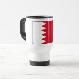 Bandeira Patriótica da Caneca de viagem do Bahrein