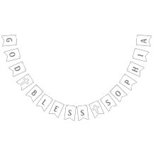 Bandeira personalizada deus abençoe