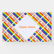 Bandeira Personalizada do Orgulho Gay LGBTQ em Azu