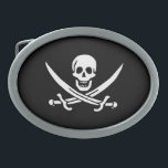 Bandeira Pirata de Calico Jack<br><div class="desc">Bandeira Pirata de Calico Jack Belt Buckle</div>