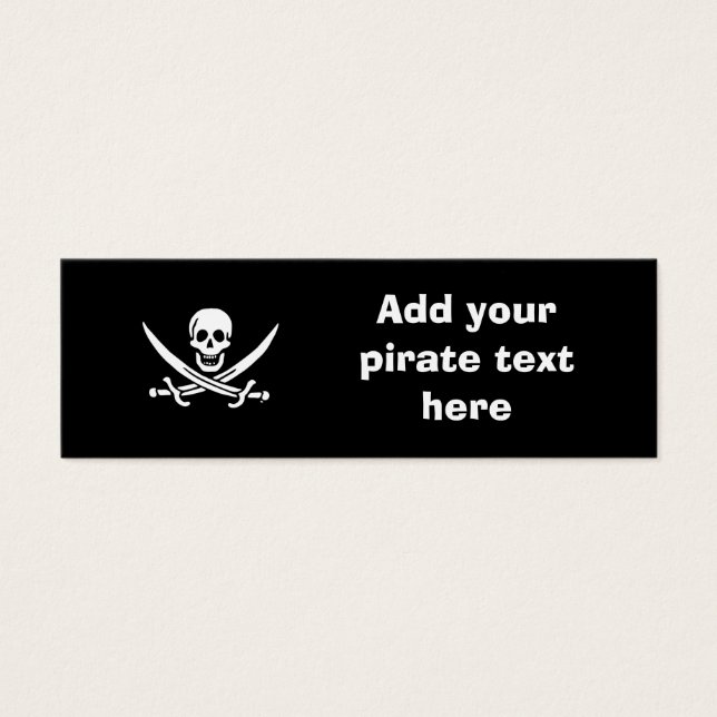 Bandeira pirata de Jolly roger (Frente)
