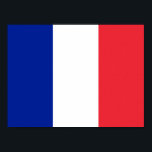 Bandeira Poster<br><div class="desc">Esta design está incluída na Coleção de Tema Francês em Paris. Os produtos desta linha podem apresentar várias culturas francesas. Esta rubrica apresenta a bandeira francesa. Para mais produtos,  consulte Nossos outros itens temáticos. Cada tema tem uma faixa de na moda com aparência distinta.</div>
