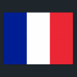 Bandeira Poster<br><div class="desc">Esta design está incluída na Coleção de Tema Francês em Paris. Os produtos desta linha podem apresentar várias culturas francesas. Esta rubrica apresenta a bandeira francesa. Para mais produtos,  consulte Nossos outros itens temáticos. Cada tema tem uma faixa de na moda com aparência distinta.</div>