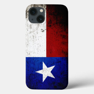 Bandeira preta do estado de Texas do Grunge