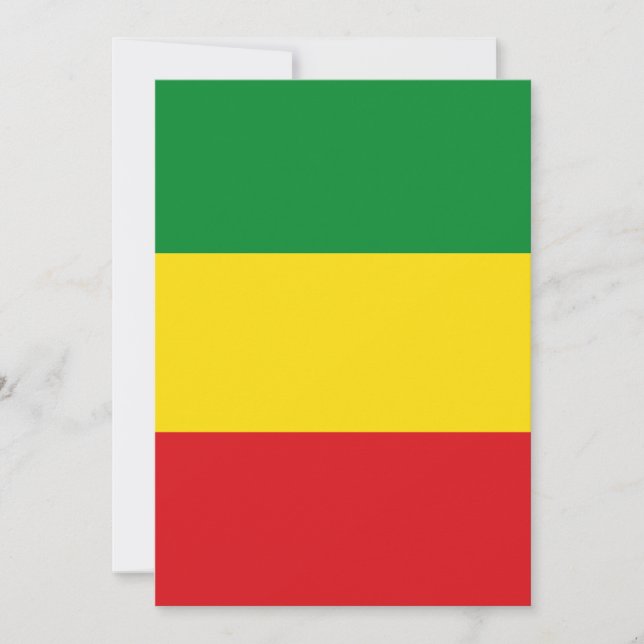 Bandeira Rastafarian Rasta Etiópia (Frente)