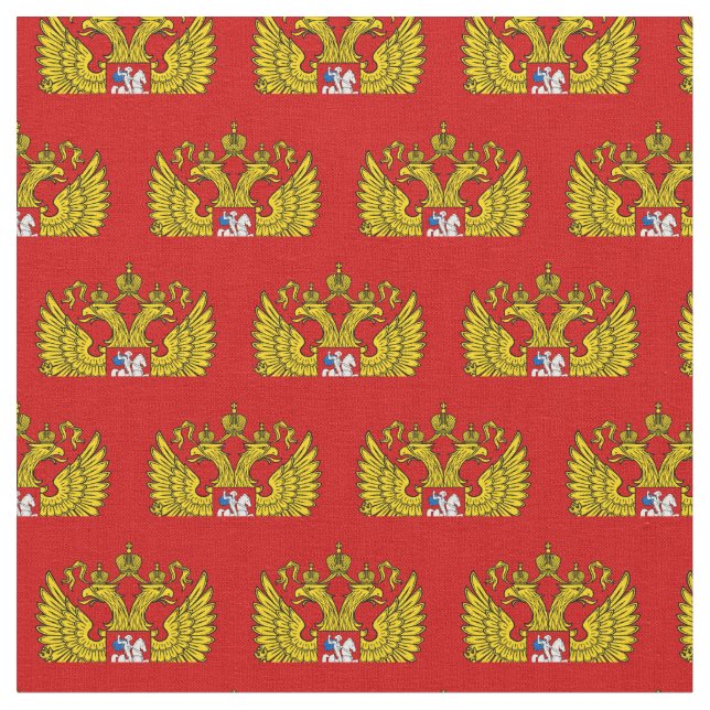 Bandeira Russa e Rússia emblem Tecido moda  (Detalhe)