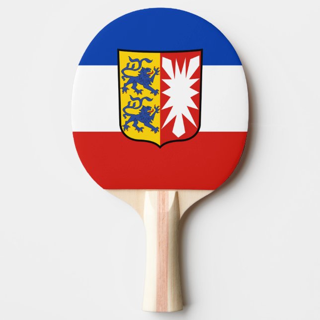 Bandeira Schleswig-Holstein Raquete de ping pong (Frente)