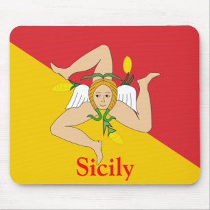 Bandeira siciliano Mousepad