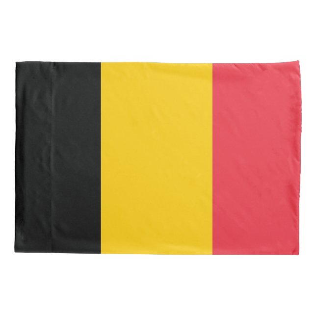 Bandeira Solteiro Patriótica da Bélgica (Verso)