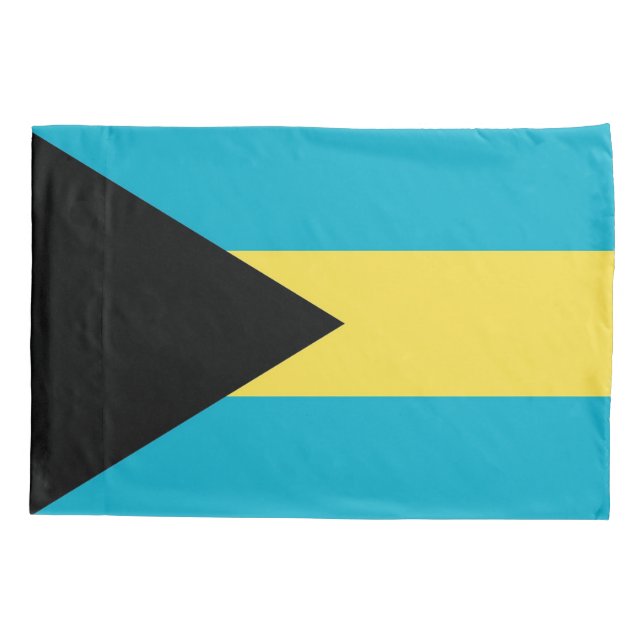 Bandeira Solteiro Patriótica das Bahamas (Verso)
