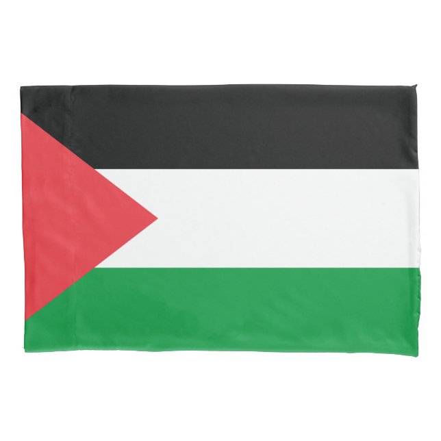 Bandeira Solteiro Patriótica na Palestina (Frente)