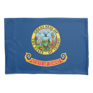 Bandeira Solteiro Patriótica Pillowcase de Idaho,