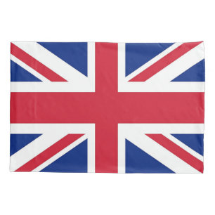 Bandeira Solteiro Patriótica Pillowcase do Reino U