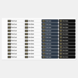 Bandeira Sueca Art Déco | Etiqueta Personalizada p