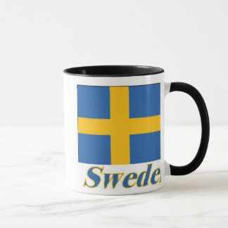 bandeira/suecia da caneca da campainha de 11 onças