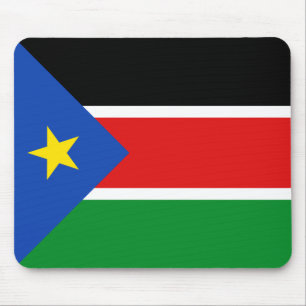 Bandeira sul Mousepad de Sudão