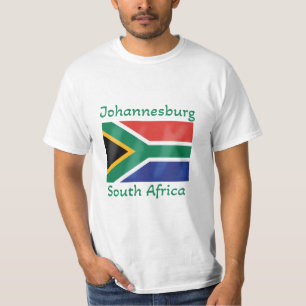 Bandeira T-Shirt da África do Sul de Joanesburgo