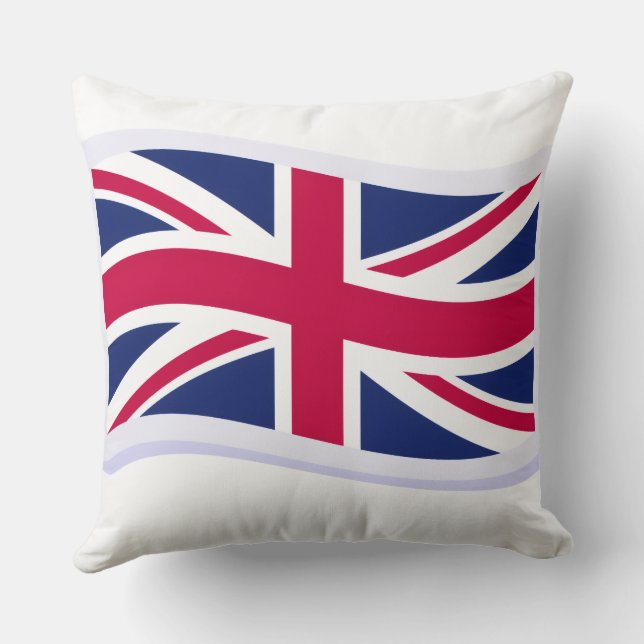 Bandeira Union Jack em Almofada 50,8 x 50,8 cm 20" (Verso)