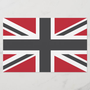 Bandeira vermelha cinzenta legal de Union Jack
