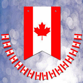 Bandeiras canadenses de fachada, bandeiras do part
